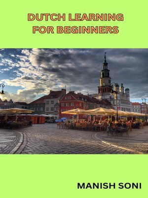 cover image of Dutch Learning For Beginners